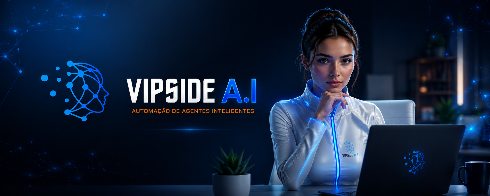 Dashboard Premium de IA e Automação - VIPSIDE A.I